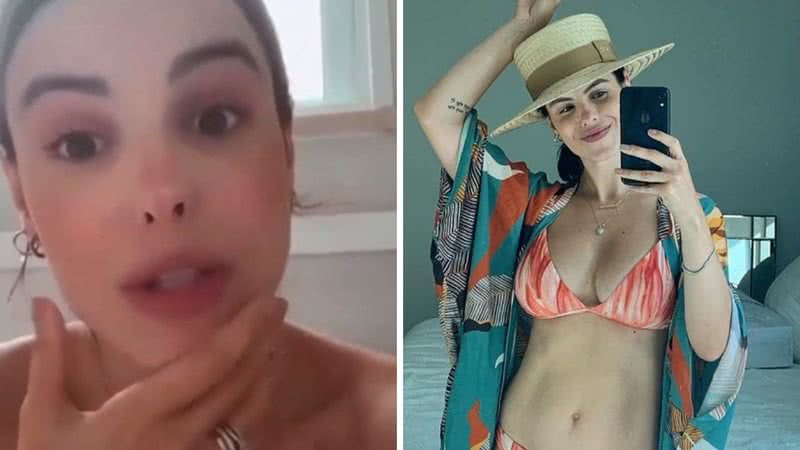 Sthefany Brito desabafa após críticas à foto de biquíni pós-parto: "Quem não gosta beijo, tchau" - Reprodução/Instagram