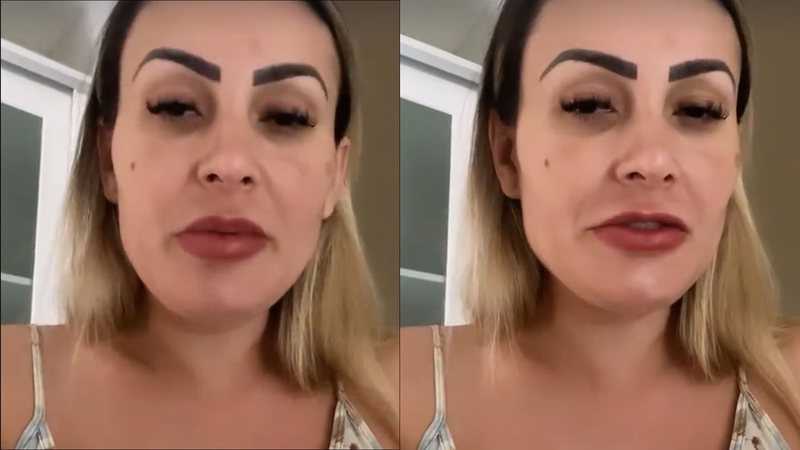 Andressa Urach pede dinheiro aos fãs para pagar fatura do cartão: "Me ajuda" - Reprodução/Instagram