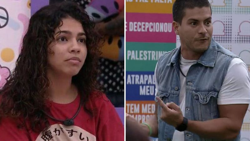 BBB22: Maria debocha pelas costas de Arthur Aguiar: "Ficou p*tinho" - Reprodução/TV Globo