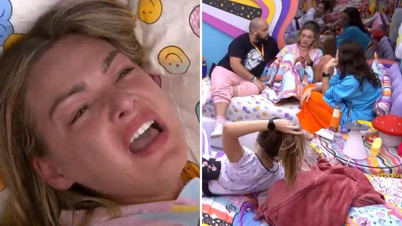 BBB22: Preocupados, brothers pressionam Bárbara e sister se desespera: "Chega" - Reprodução/TV Globo