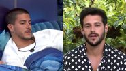 BBB2: Eliminado, Rodrigo muda discurso e elogia Arthur Aguiar: “Melhor jogador” - Reprodução/Globo