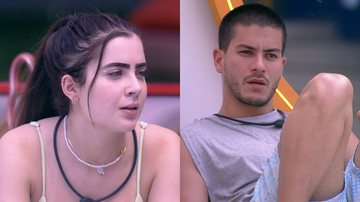 BBB22: Jade diz se sentir ameaçada e Arthur propõe aliança: “Mais possibilidade” - Reprodução/Globo