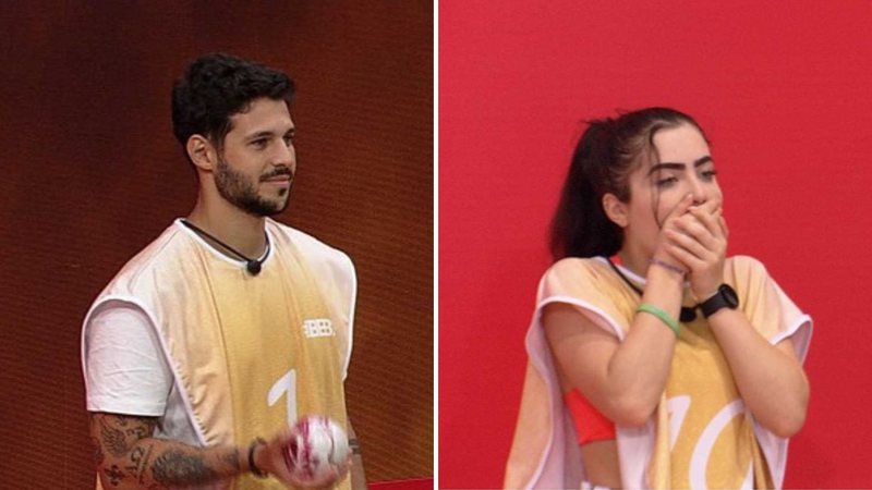 BBB22: Rodrigo vence prova do anjo e Jade Picon passa vergonha e é punida - Reprodução/TV Globo