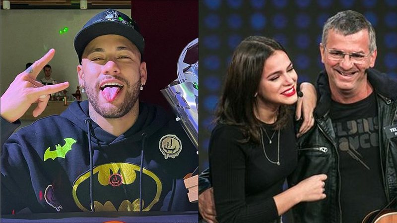 Neymar Jr. contrata pai de Bruna Marquezine para reforma em sua mansão - Reprodução/Instagram/TV Globo