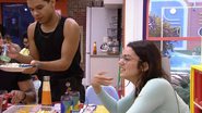 BBB22: Friendzone? Após proposta de beijo, Eslovênia diz a brother: “Irmandade” - Reprodução/Globo