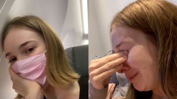 Esposa do ex-BBB Pyong Lee se desespera durante problema em voo - Instagram