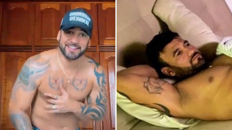 O ex-BBB Hadson Nery anunciou que está comercializando fotos intimas e diz que essa é "chance" do público que sempre quis ver "o grandão" - Reprodução/Instagram/Twitter