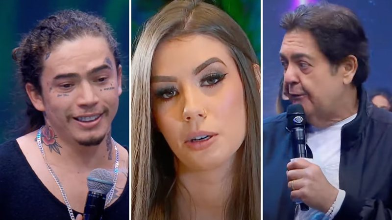 Faustão fica em choque com declaração da ex para Whindersson Nunes: "Sem palavras" - Reprodução/Band