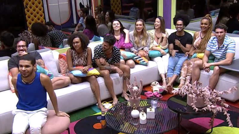 BBB22: Grupo Pipoca disputa imunidade em primeira prova do reality - Reprodução/TV Globo