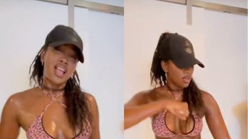 Iza rebola muito de biquíni minúsculo e corpo esculpido causa alvoroço: “Bizarro” - Instagram