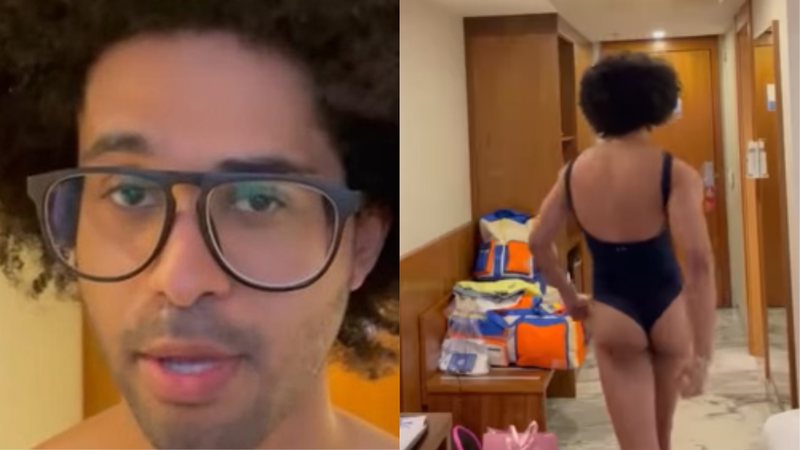 Ex-BBB, Luciano desfila de body, ao som de Beyoncé - Reprodução/Instagram