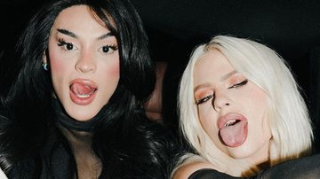 Luísa Sonza e Pabllo Vittar sensualizam de maiô preto - Reprodução/Instagram