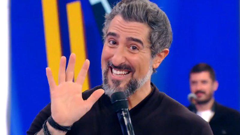 No 'Caldeirão', Marcos Mion choca ao ostentar tênis luxuoso de quase R$ 70 mil - Reprodução/TV Globo