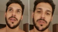 Agora ex-BBB, Rodrigo faz primeira aparição e pede desculpas: "Não foi minha intenção" - Reprodução/TV Globo