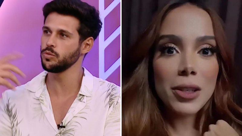 BBB22: Rodrigo se empolga e dá com a cara no chão ao ver mensagens de Anitta - Reprodução/TV Globo