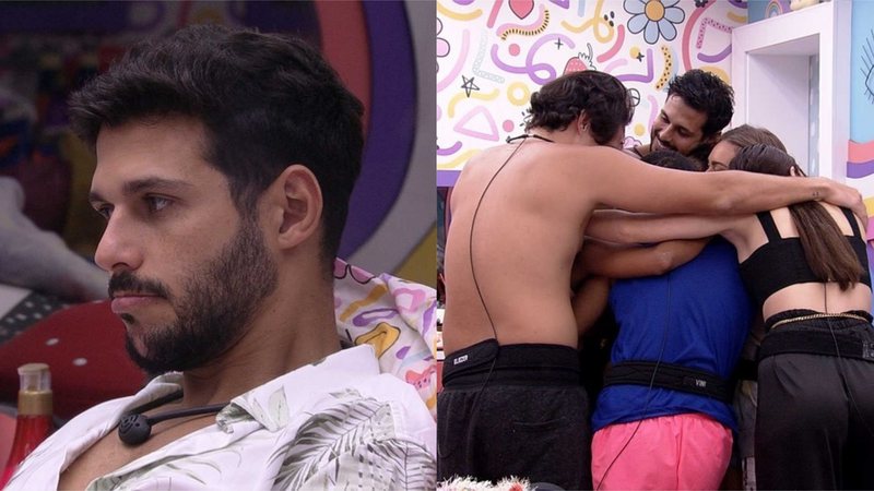 Rodrigo faz discuso para sisters antes da eliminação - Reprodução/Globo