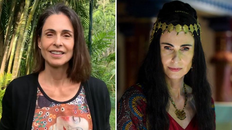 A atriz Silvia Pfeifer volta às telas para interpretar personagem importante na nova trama bíblica da emissora; confira imagens da artista caracterizada - Reprodução/Instagram/Blad Meneghel/Record TV