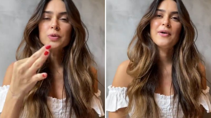 A atriz Thaila Ayala fez um longo desabafo nas redes sociais para mandar recado para mães que julgam a maneira que ela cuida de seu filho; confira o vídeo - Reprodução/Instagram