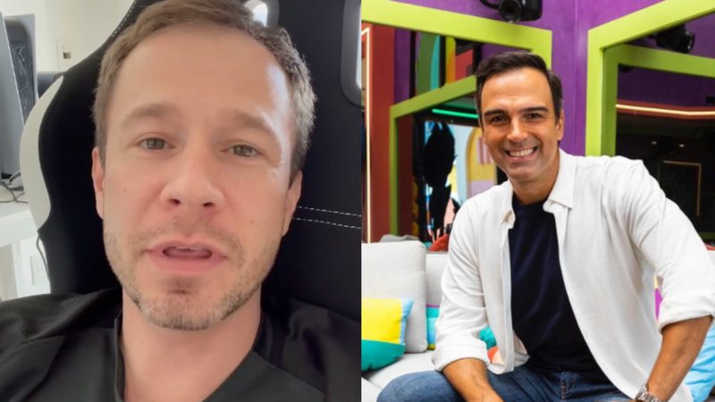 BBB22: Thiago Leifert torce por Tadeu Schmidt e dá dica: "Comece pelas plantas" - Reprodução / Instagram / Divulgação TV Globo