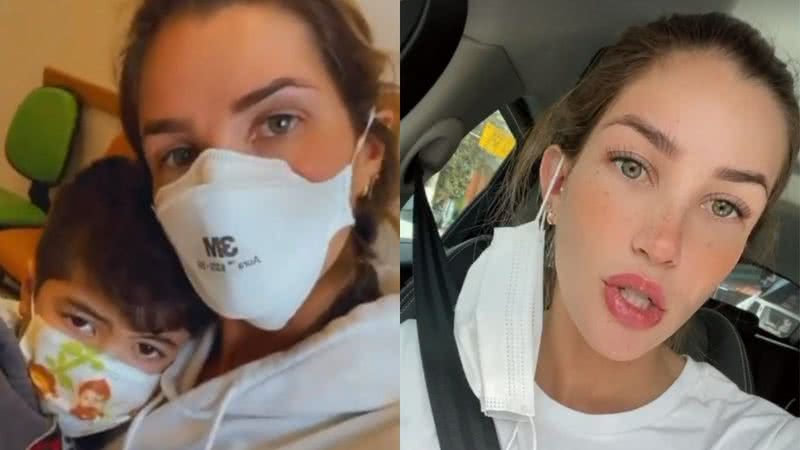 Querendo chorar, Aline Gotschalg relata desespero com diagnóstico de doença do filho: "Não come vai fazer 3 dias" - Reprodução/Instagram