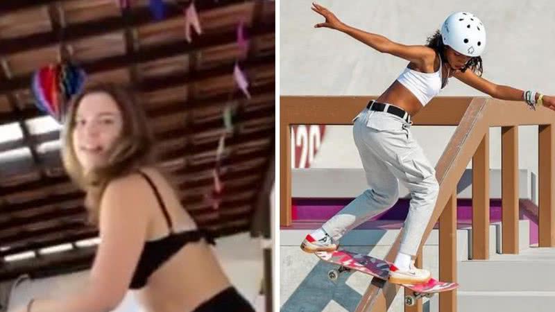 Após medalha de prata para o Brasil no skate, Alice Wegmann se aventura no esporte: "Acordei assim" - Reprodução/Instagram