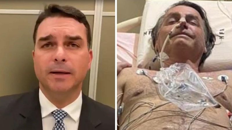 Filho revela que Bolsonaro foi intubado na UTI para evitar broncoaspiração: "Muito líquido" - Reprodução/Instagram