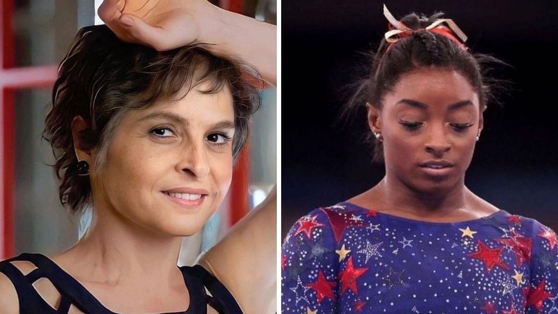 Drica Moraes elogia Simone Biles e lembra quando pediu pra deixar novela: "Me identifiquei" - Reprodução/Instagram