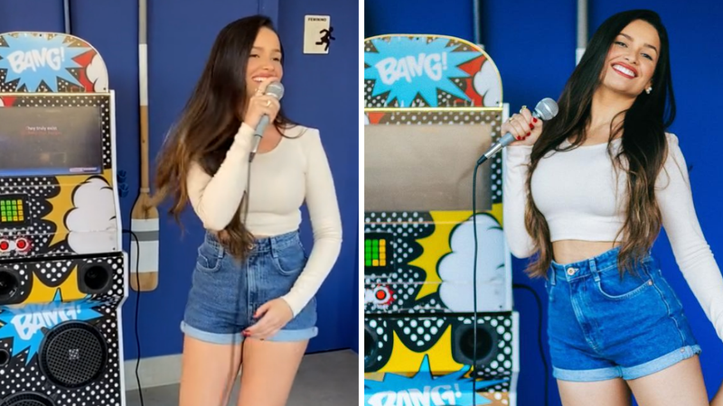 Ex-BBB Juliette Freire recria meme do programa ao cantar Britney Spears: "Quanto talento em inglês" - Reprodução/Instagram/Tik Tok