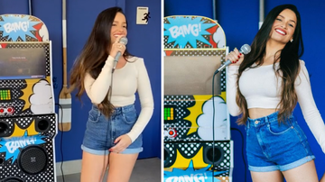 Ex-BBB Juliette Freire recria meme do programa ao cantar Britney Spears: "Quanto talento em inglês" - Reprodução/Instagram/Tik Tok