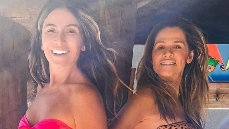 Quarentonas gostosas! Ingrid Guimarães e Giovanna Antonelli posam de biquíni: "Achei a gente bem gatas" - Reprodução/Instagram