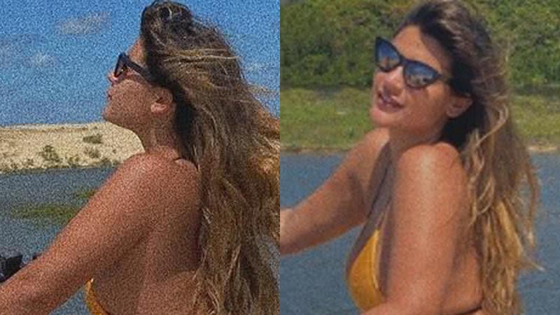 Giulia Costa empina bumbum em passeio de quadriciclo - Reprodução/Instagram