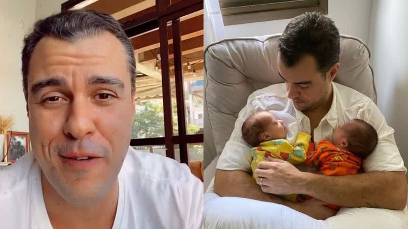 Joaquim Lopes celebra alta hospitalar do pai - Arquivo Pessoal