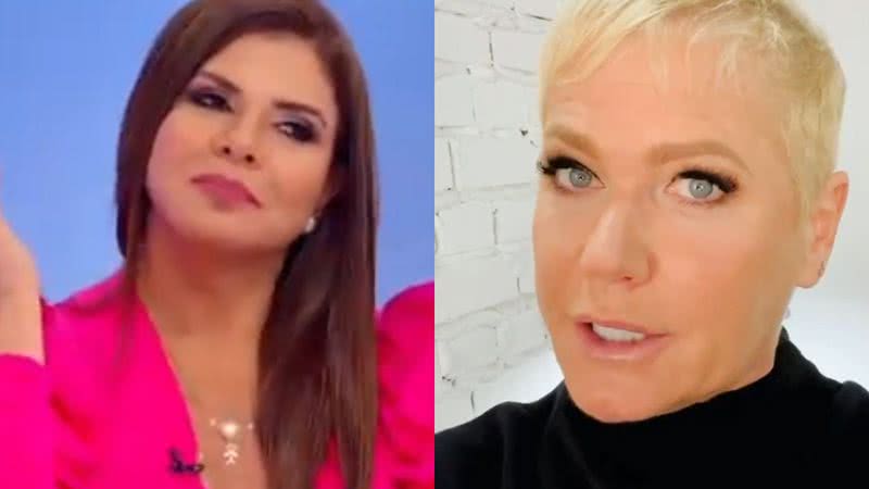 Mara Maravilha alfineta Xuxa no 'Programa Silvio Santos' - Reprodução/SBT e Reprodução/Instagram