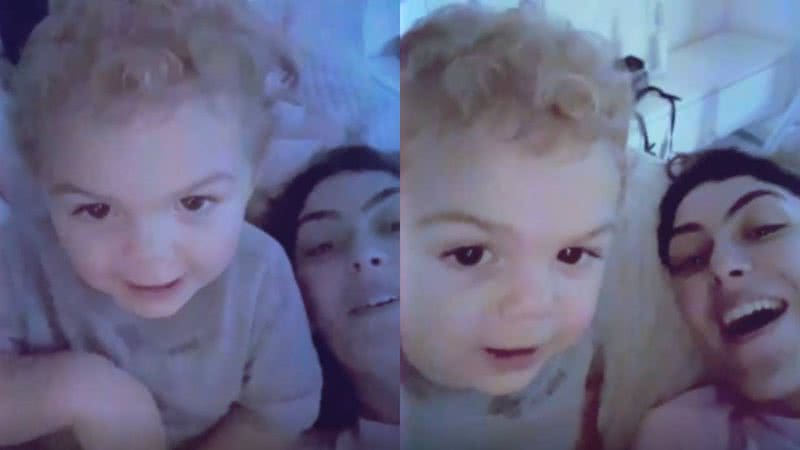 Fofura! Mariana Uhlmann grita de alegria ao ouvir o filho falando "mamãe" pela primeira vez: "Tão esperado" - Reprodução/Instagram