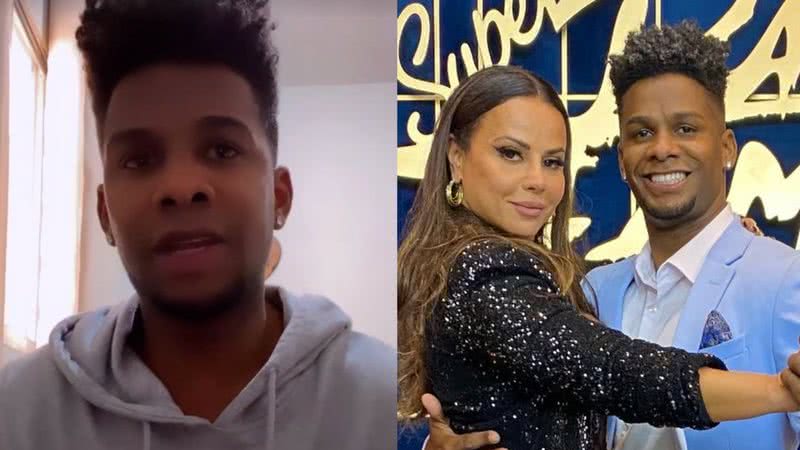 Par de Viviane Araújo comenta afastamento do 'Super Dança' - Arquivo Pessoal / Reprodução TV Globo