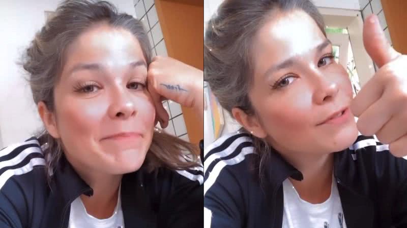 Com as filhas contaminadas pela Covid-19, Samara Felippo faz teste e celebra diagnóstico negativo: “Seguimos fortes” - Reprodução/Instagram