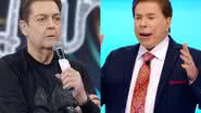 Silvio Santos alfineta Faustão no SBT - Reprodução/TV Globo e Reprodução/SBT