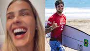 Yasmin Brunet não contém emoção após Gabriel Medina avançar para próxima fase em Tóquio: “Ele vai trazer esse ouro” - Reprodução/Instagram