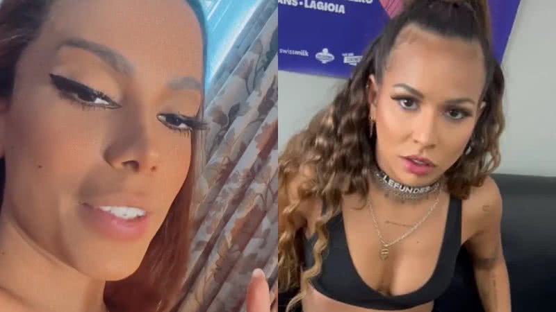 Anitta mudou uma trend viral nas redes sociais e surpreendeu sua amiga ao lhe pedir para que ela transasse em seu lugar - Reprodução/Instagram