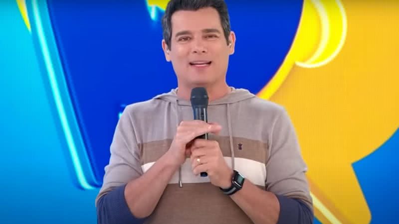 Celso Portiolli confessou durante o Domingo Legal que tem o sonho de voltar a apresentar o Show do Milhão no SBT - Reprodução/SBT