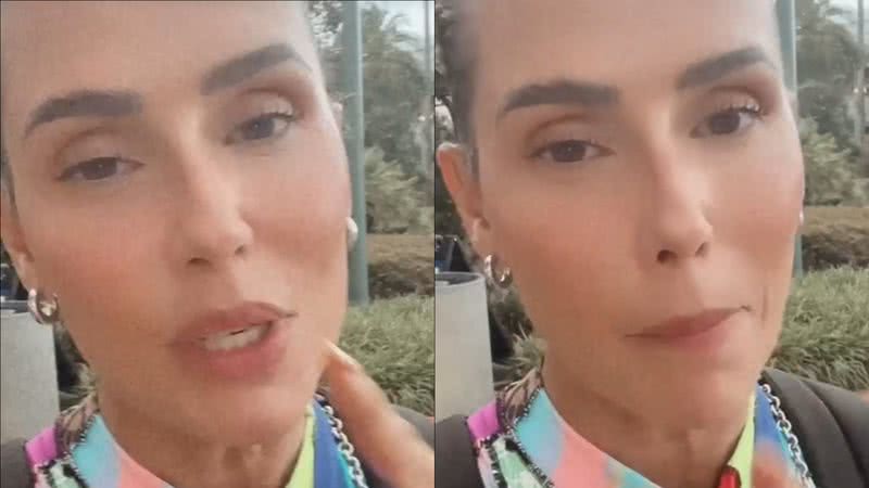 Deborah Secco faz procedimento no rosto e resultado é chocante: "Fiquei um alien" - Reprodução/Instagram