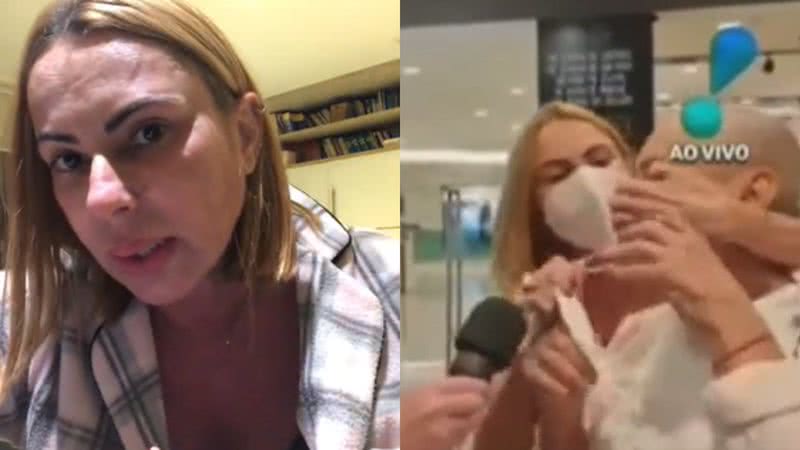 Esposa de Stênio Garcia se explica após tirar ator à força de entrevista - Instagram