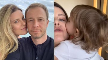 Esposa de Tiago Leifert baba ao dividir registro raro da filha: "Mamão não aguenta" - Reprodução/Instagram