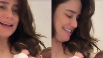 Fernanda Vasconcellos posa com o filho recém-nascido e se derrete: “Me salvou” - Instagram
