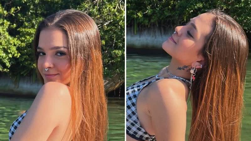 Mel Maia foca em bumbum redondinho ao posar de biquíni e trava web: "Um sonho" - Reprodução/Instagram