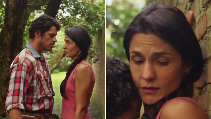 Vivendo um romance, Tadeu leva Zefa para os fundos da fazenda e avança sinal; confira o que vai rolar na novela das 9 - Reprodução/TV Globo