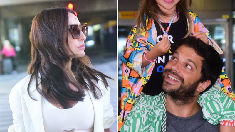 Sabrina Sato e o marido desembarcam com Zoe, que rouba cena ao aparecer toda mocinha - AgNews