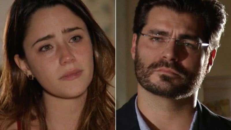 O médico verá a namorada prestes a beijar o ex e não suportará ao ver a cena; confira - Reprodução/TV Globo