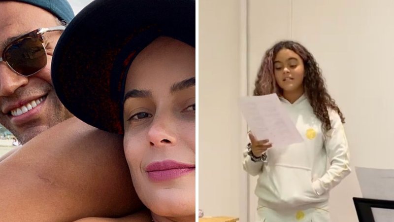 Nasce uma estrela? Filha de Luciele di Camargo e Denílson solta a voz e emociona a atriz: "Segura e imponente" - Reprodução/Instagram