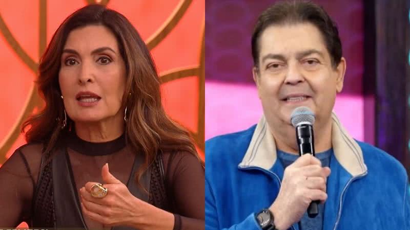 Ao vivo, Fátima Bernardes faz despedida emocionante a Faustão após saída repentina da Globo: "Meu carinho" - Reprodução/Instagram